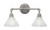 Toltec Lighting - 182-AS-7145 - Two Light Bath Bar - Vintage - Aged Silver