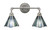 Toltec Lighting - 182-AS-9325 - Two Light Bath Bar - Vintage - Aged Silver
