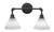 Toltec Lighting - 182-DG-312 - Two Light Bath Bar - Vintage - Dark Granite