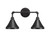 Toltec Lighting - 182-DG-410 - Two Light Bath Bar - Vintage - Dark Granite