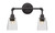 Toltec Lighting - 182-DG-461 - Two Light Bath Bar - Vintage - Dark Granite
