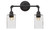 Toltec Lighting - 182-DG-530 - Two Light Bath Bar - Vintage - Dark Granite