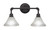 Toltec Lighting - 182-DG-751 - Two Light Bath Bar - Vintage - Dark Granite