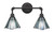 Toltec Lighting - 182-DG-9325 - Two Light Bath Bar - Vintage - Dark Granite