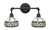 Toltec Lighting - 182-DG-9485 - Two Light Bath Bar - Vintage - Dark Granite