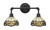 Toltec Lighting - 182-DG-9975 - Two Light Bath Bar - Vintage - Dark Granite