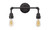 Toltec Lighting - 182-DG-AT18 - Two Light Bath Bar - Vintage - Dark Granite