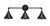 Toltec Lighting - 183-DG-410 - Three Light Bath Bar - Vintage - Dark Granite
