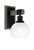 Toltec Lighting - 1841-MBDW-4101 - One Light Wall Sconce - Tacoma - Matte Black & Painted Distressed Wood-look Metal