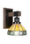 Toltec Lighting - 1841-MBDW-9405 - One Light Wall Sconce - Tacoma - Matte Black & Painted Distressed Wood-look
