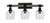 Toltec Lighting - 1843-MBDW-4812 - Three Light Bath Bar - Tacoma - Matte Black & Painted Distressed Wood-look Metal