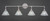 Toltec Lighting - 184-AS-7145 - Four Light Bath Bar - Vintage - Aged Silver