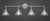 Toltec Lighting - 184-AS-751 - Four Light Bath Bar - Vintage - Aged Silver