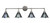 Toltec Lighting - 184-AS-9325 - Four Light Bath Bar - Vintage - Aged Silver