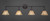 Toltec Lighting - 184-DG-508 - Four Light Bath Bar - Vintage - Dark Granite
