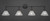 Toltec Lighting - 184-DG-7145 - Four Light Bath Bar - Vintage - Dark Granite