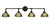 Toltec Lighting - 184-DG-9945 - Four Light Bath Bar - Vintage - Dark Granite