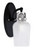 Toltec Lighting - 1931-MBBN-4250 - One Light Wall Sconce - Easton - Matte Black & Brushed Nickel