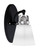 Toltec Lighting - 1931-MBBN-460 - One Light Wall Sconce - Easton - Matte Black & Brushed Nickel