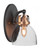 Toltec Lighting - 1931-MBBR-4119 - One Light Wall Sconce - Easton - Matte Black & Brass