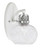 Toltec Lighting - 1931-WHBN-202 - One Light Wall Sconce - Easton - White & Brushed Nickel