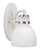Toltec Lighting - 1931-WHBN-4111 - One Light Wall Sconce - Easton - White & Brushed Nickel