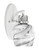 Toltec Lighting - 1931-WHBN-4819 - One Light Wall Sconce - Easton - White & Brushed Nickel