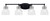 Toltec Lighting - 1934-MBBN-4110 - Four Light Bath Bar - Easton - Matte Black & Brushed Nickel