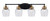Toltec Lighting - 1934-MBBR-4812 - Four Light Bath Bar - Easton - Matte Black & Brass