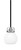 Toltec Lighting - 1941-MBBN-4101 - One Light Mini Pendant - Easton - Matte Black & Brushed Nickel