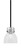 Toltec Lighting - 1941-MBBN-4110 - One Light Mini Pendant - Easton - Matte Black & Brushed Nickel