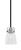 Toltec Lighting - 1941-MBBN-461 - One Light Mini Pendant - Easton - Matte Black & Brushed Nickel