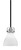 Toltec Lighting - 1941-MBBN-4761 - One Light Mini Pendant - Easton - Matte Black & Brushed Nickel