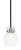 Toltec Lighting - 1941-MBBN-4811 - One Light Mini Pendant - Easton - Matte Black & Brushed Nickel