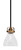 Toltec Lighting - 1941-MBBR-4760 - One Light Mini Pendant - Easton - Matte Black & Brass