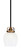 Toltec Lighting - 1941-MBBR-4811 - One Light Mini Pendant - Easton - Matte Black & Brass