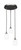 Toltec Lighting - 2143-BN-4021 - Three Light Pendalier - Empire - Brushed Nickel