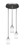 Toltec Lighting - 2143-BN-4061 - Three Light Cluster Pendalier - Empire - Brushed Nickel