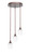 Toltec Lighting - 2143-BRZ-4021 - Three Light Cluster Pendalier - Empire - Bronze