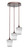 Toltec Lighting - 2143-BRZ-4031 - Three Light Cluster Pendalier - Empire - Bronze