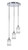 Toltec Lighting - 2143-CH-3001 - Three Light Cluster Pendalier - Empire - Chrome