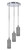 Toltec Lighting - 2143-CH-4092 - Three Light Cluster Pendalier - Empire - Chrome