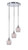 Toltec Lighting - 2143-CH-4812 - Three Light Cluster Pendalier - Empire - Chrome