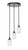 Toltec Lighting - 2143-ES-4061 - Three Light Cluster Pendalier - Empire - Espresso