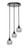 Toltec Lighting - 2143-ES-4100 - Three Light Cluster Pendalier - Empire - Espresso
