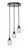 Toltec Lighting - 2143-ES-4250 - Three Light Cluster Pendalier - Empire - Espresso