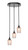 Toltec Lighting - 2143-ES-4253 - Three Light Cluster Pendalier - Empire - Espresso
