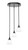 Toltec Lighting - 2143-ES-4761 - Three Light Cluster Pendalier - Empire - Espresso