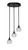 Toltec Lighting - 2143-ES-5110 - Three Light Cluster Pendalier - Empire - Espresso