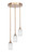 Toltec Lighting - 2143-NAB-4061 - Three Light Cluster Pendalier - Empire - New Age Brass